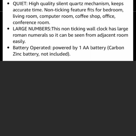 Wall Clock - Roman Numerals - Rustic - New in box - Picture 8 of 8